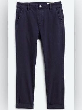 NWT Callie Skinny Cuffed Capri Pants 10 Navy Blue From Stitch Fix $88